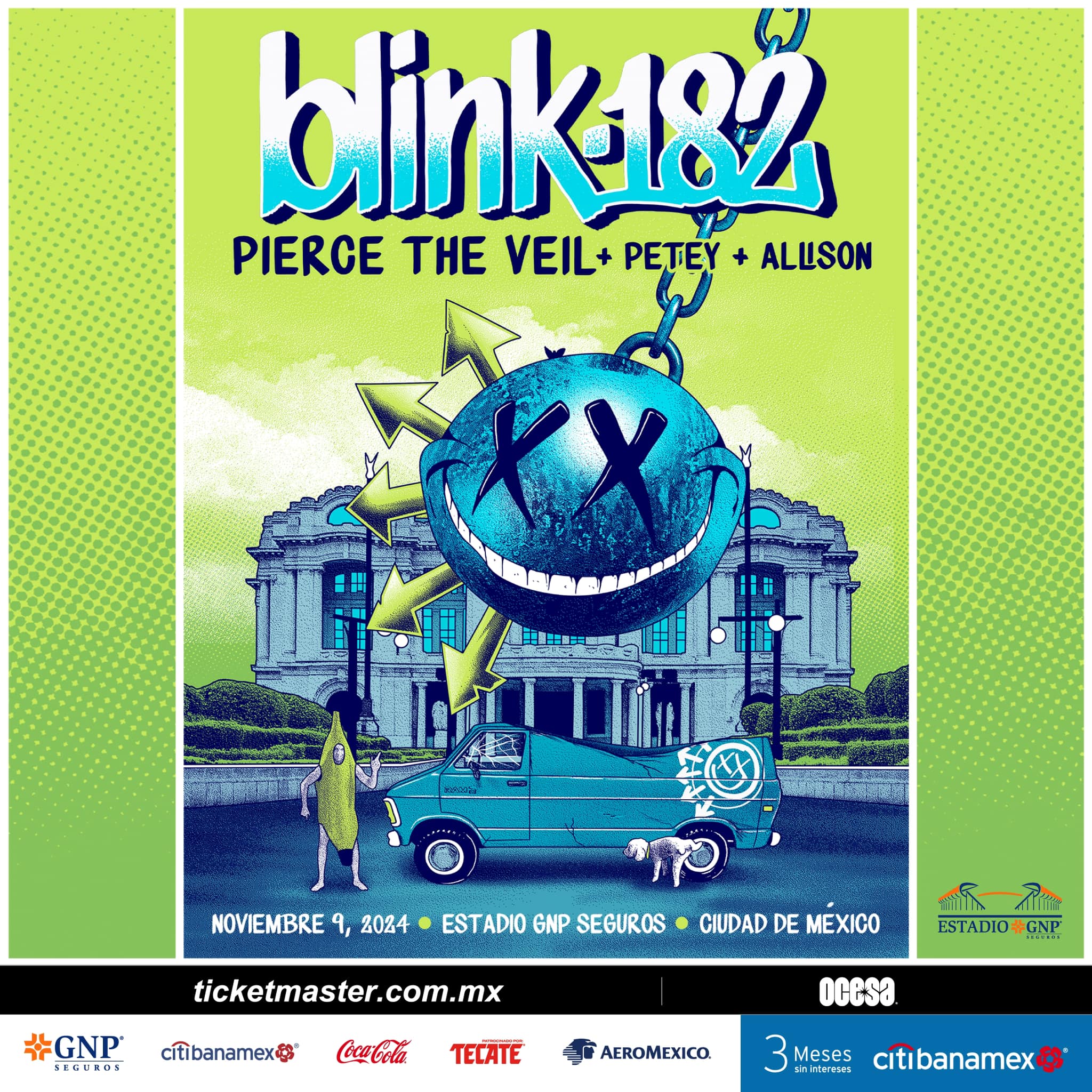 BLINK 182, Pierce The Veil en el Estadio GNP Seguros – SayYeah